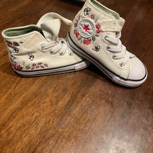 Converse White High-Top Sneakers